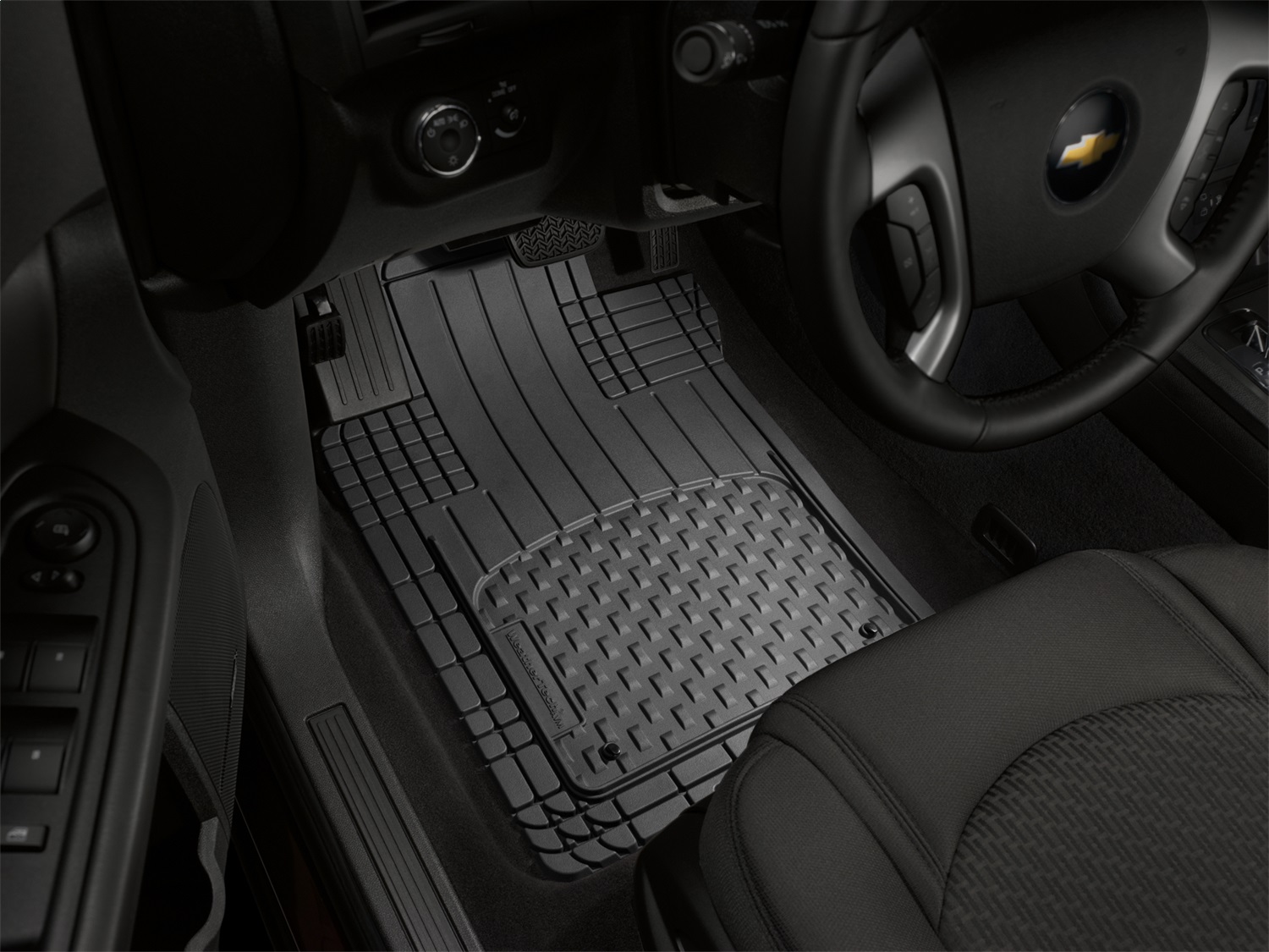 WeatherTech Universal All Vehicle Mat; Front and Rear; Heavy Duty; Black 11AVMSBHD thumbnail 0