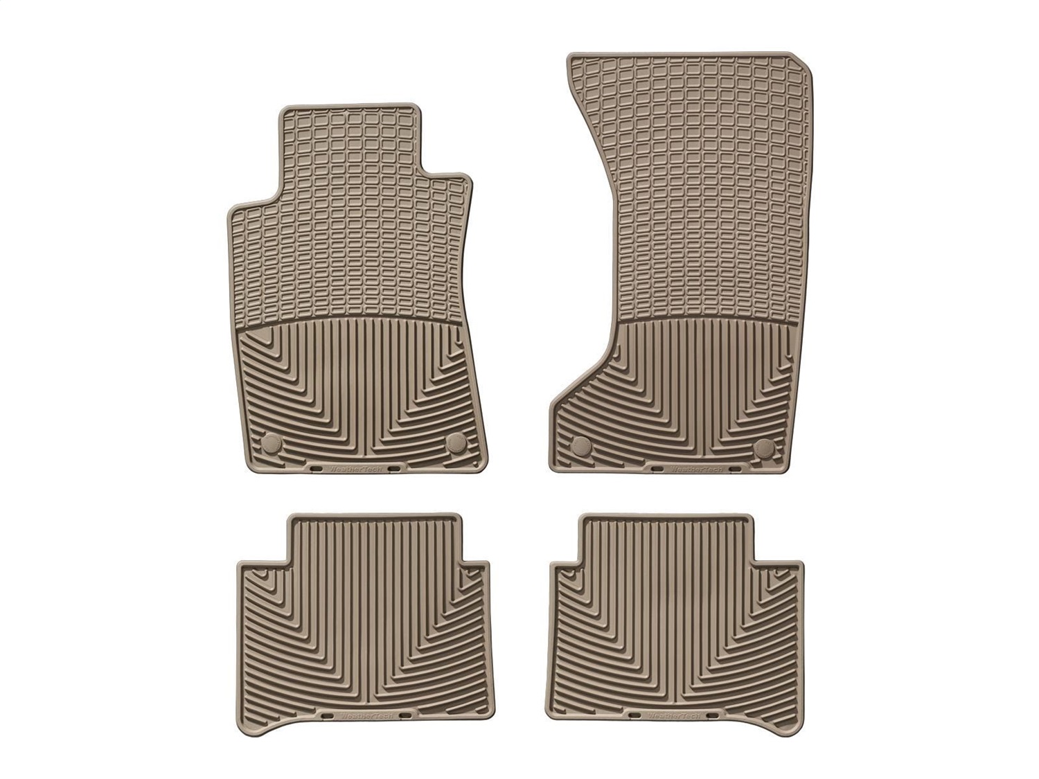 WeatherTech All Weather Floor Mats; Tan; Rear MB W211 4M T thumbnail 0