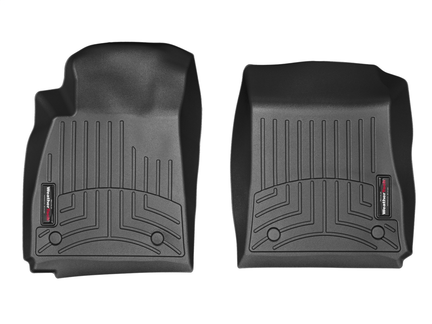 WeatherTech FloorLinerTM DigitalFit; Black; Front 445341 thumbnail 1