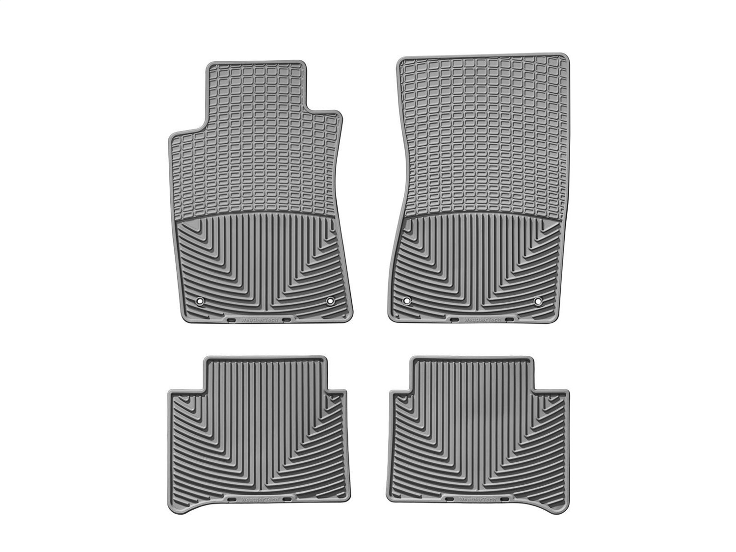 WeatherTech All Weather Floor Mats; Gray; Front and Rear MB W211 G thumbnail 0