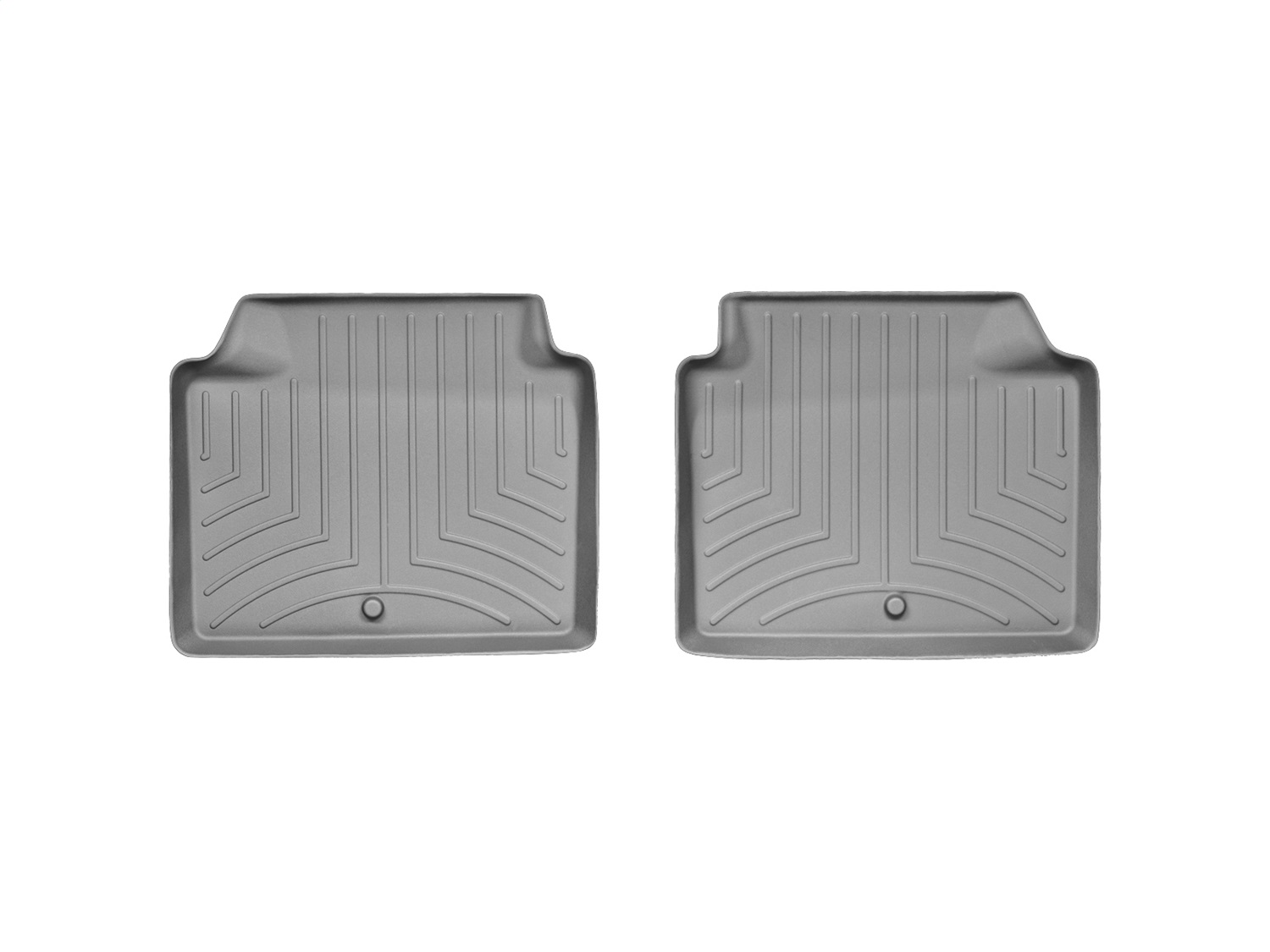 WeatherTech FloorLinerTM DigitalFit; Gray; Rear; 2 Piece 463062 thumbnail 1