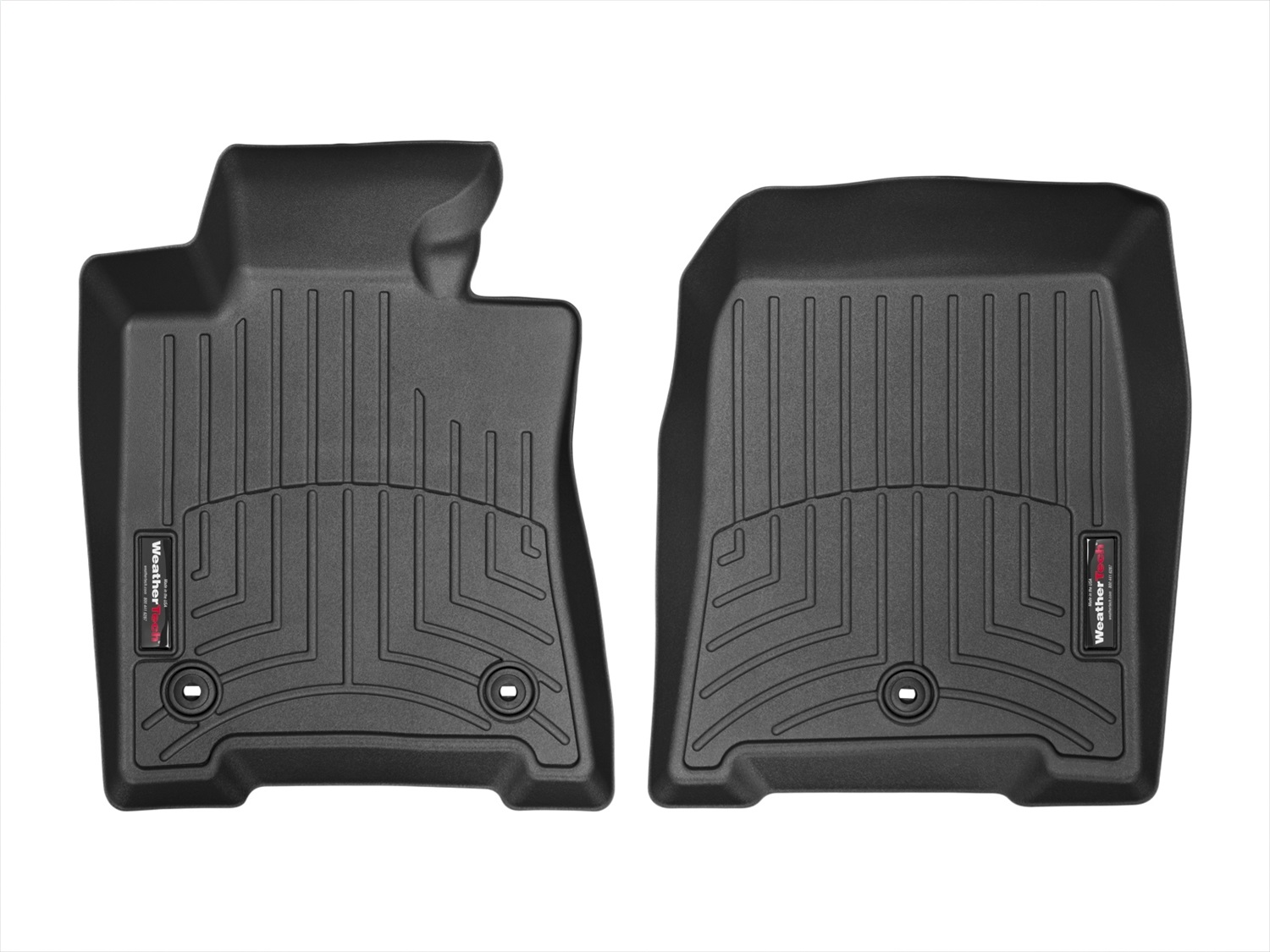 WeatherTech FloorLinerTM DigitalFit; Black; Front 445361 thumbnail 0