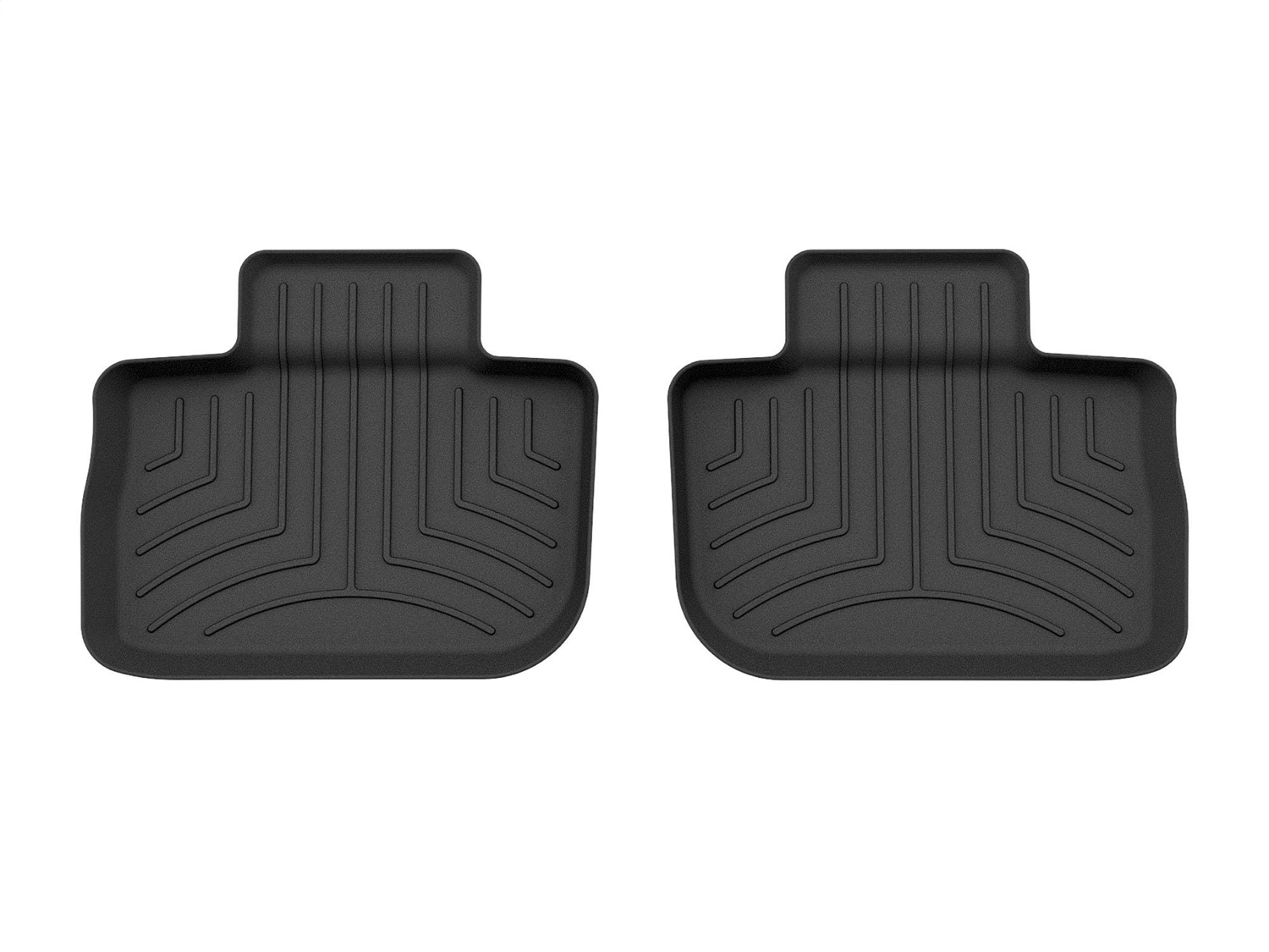 WeatherTech FloorLinerTM HP; Black; Rear; 2 Pcs. 443792IM thumbnail 0