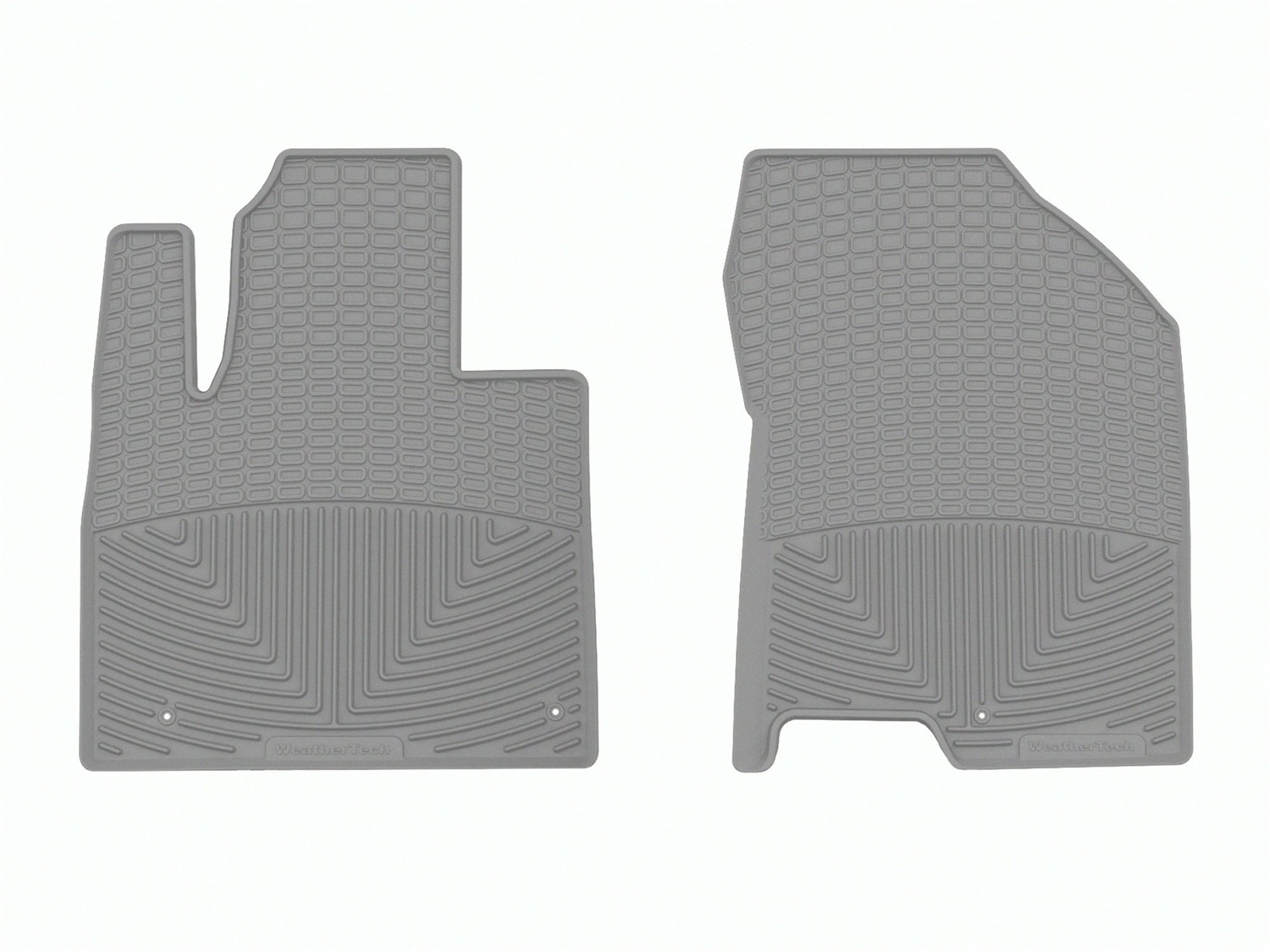 WeatherTech All Weather Floor Mats; Gray; Front W495GR thumbnail 1