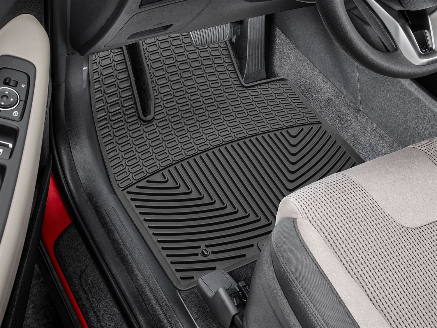 WeatherTech All Weather Floor Mats; Black; Front W495 thumbnail 1