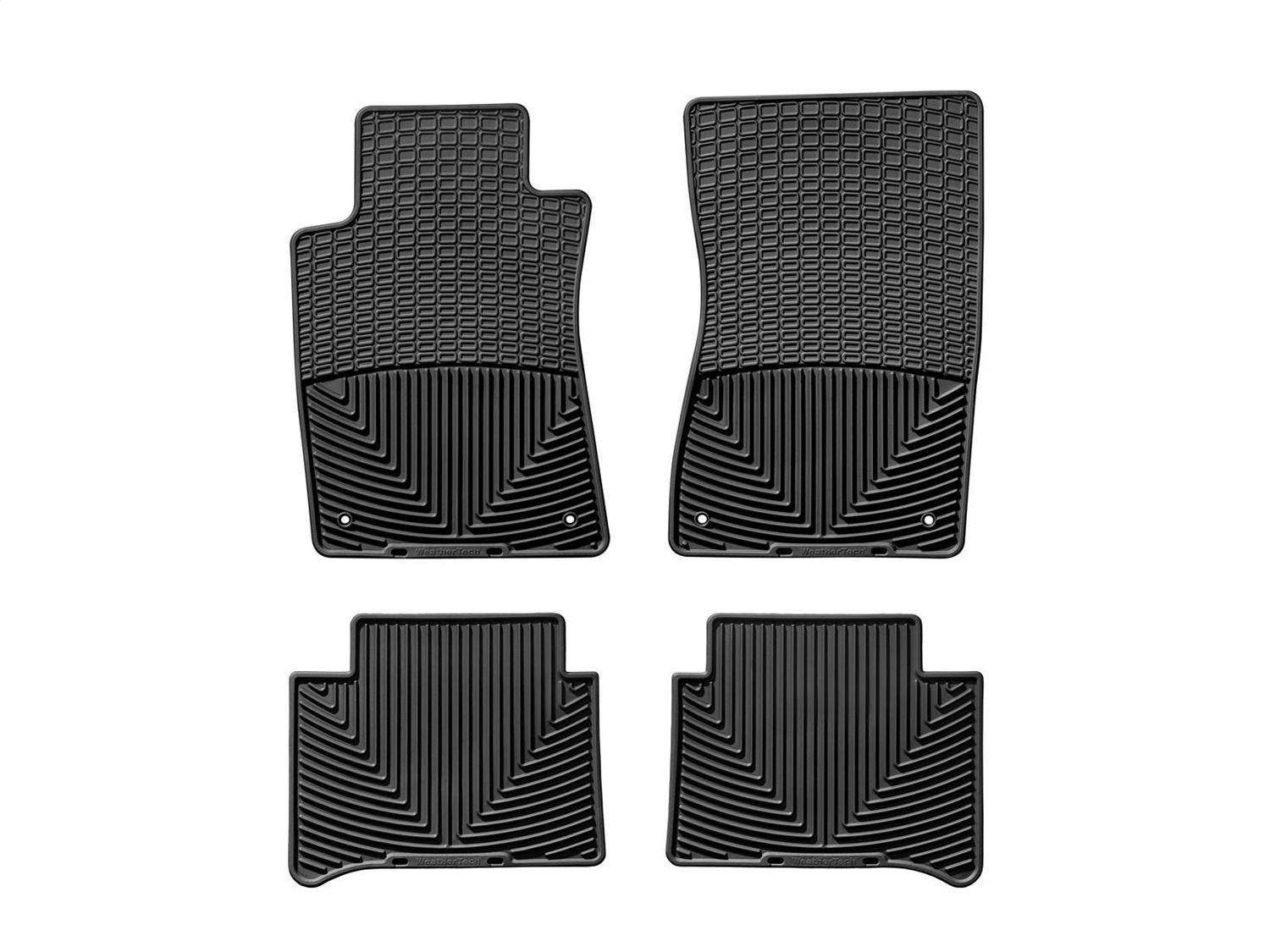 WeatherTech All Weather Floor Mats; Black; Front and Rear MB W219 B thumbnail 0