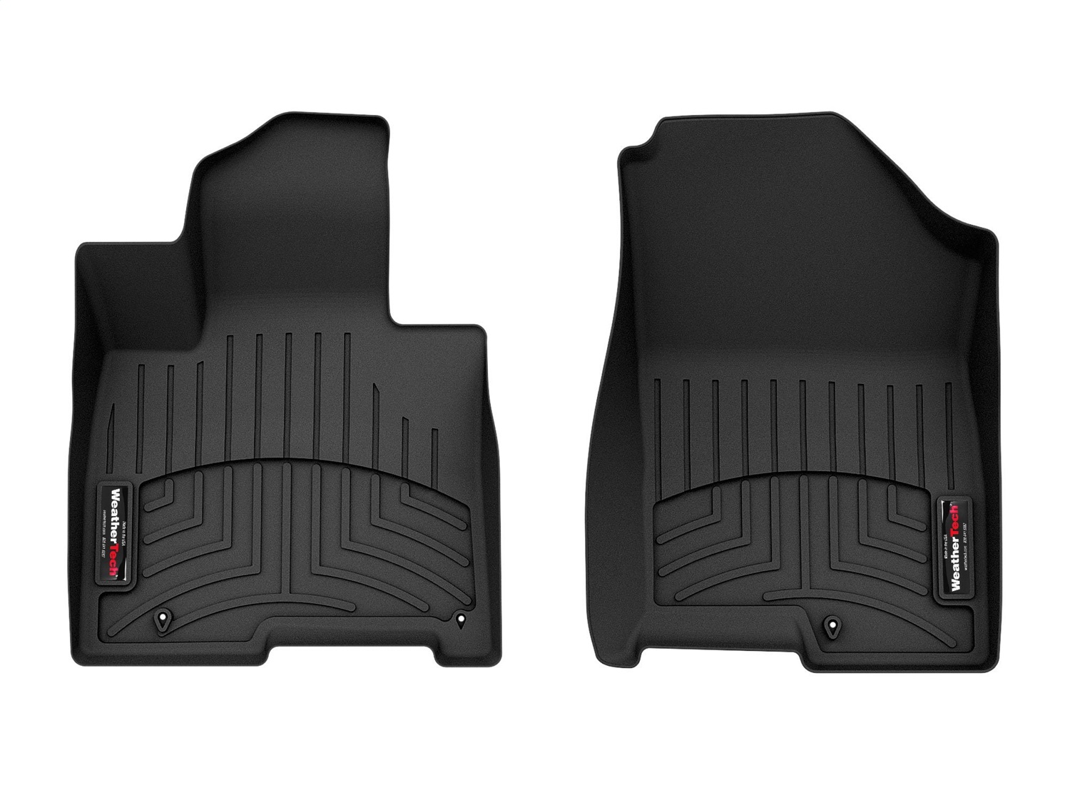 WeatherTech FloorLinerTM DigitalFit; Black; Front 4417291 thumbnail 0
