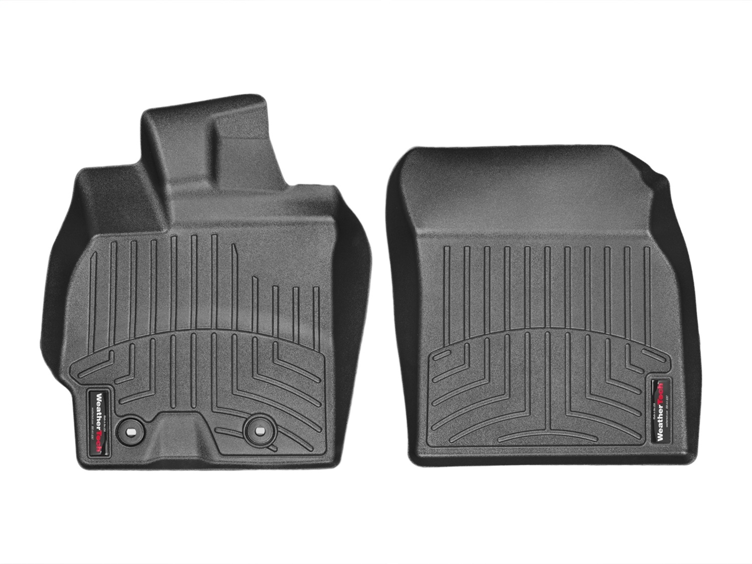 WeatherTech FloorLinerTM DigitalFit; Black; Front 445471 thumbnail 0