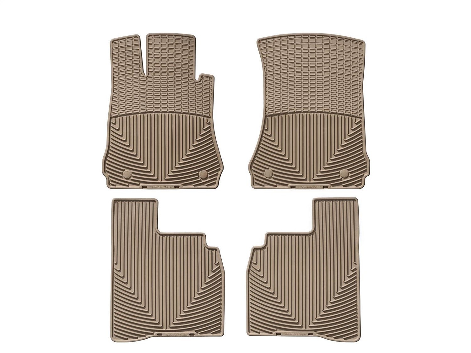 WeatherTech All Weather Floor Mats; Tan; Front and Rear MB W221 T thumbnail 0