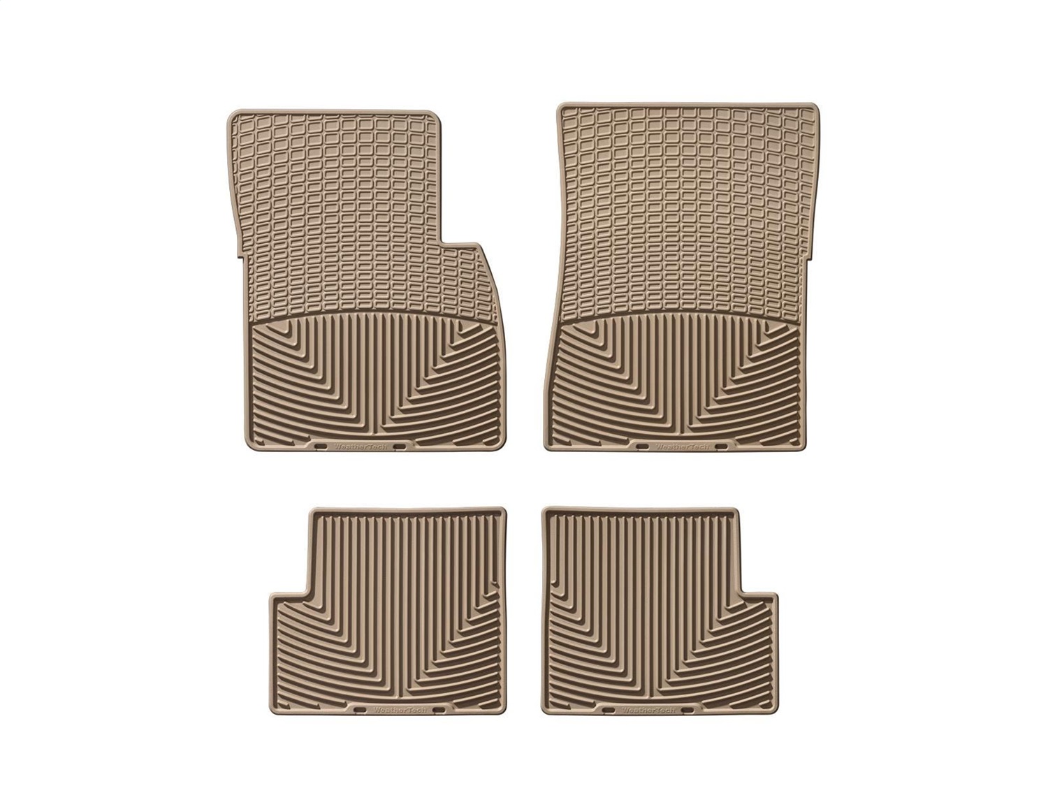 WeatherTech All Weather Floor Mats; Tan; Front and Rear MB W463 T thumbnail 0