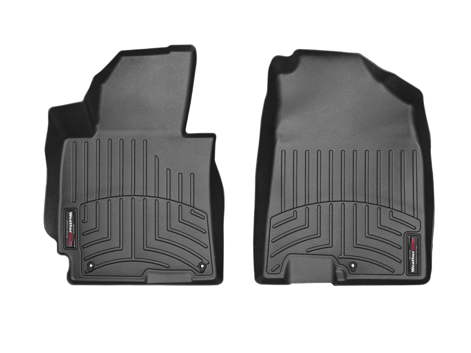 WeatherTech FloorLinerTM DigitalFit; Black; Front 445521 thumbnail 1