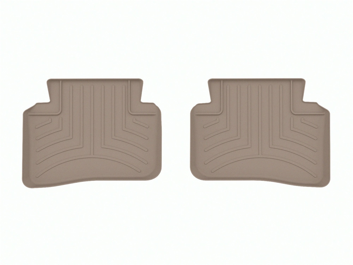 WeatherTech FloorLinerTM DigitalFit; Tan; Rear; 2 Piece 4517412 thumbnail 0