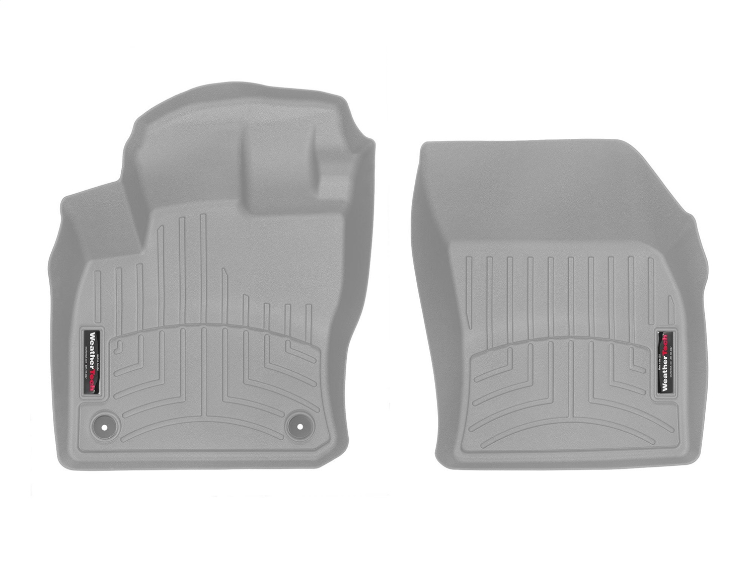 WeatherTech FloorLinerTM DigitalFit; Gray; Front 4615631 thumbnail 0