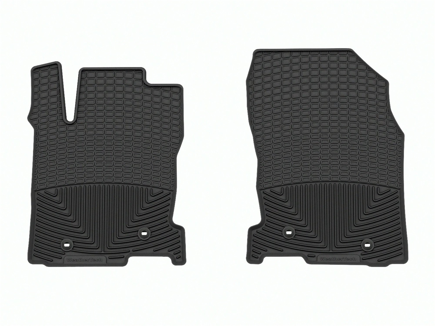 WeatherTech All Weather Floor Mats; Black; Front W440 thumbnail 0