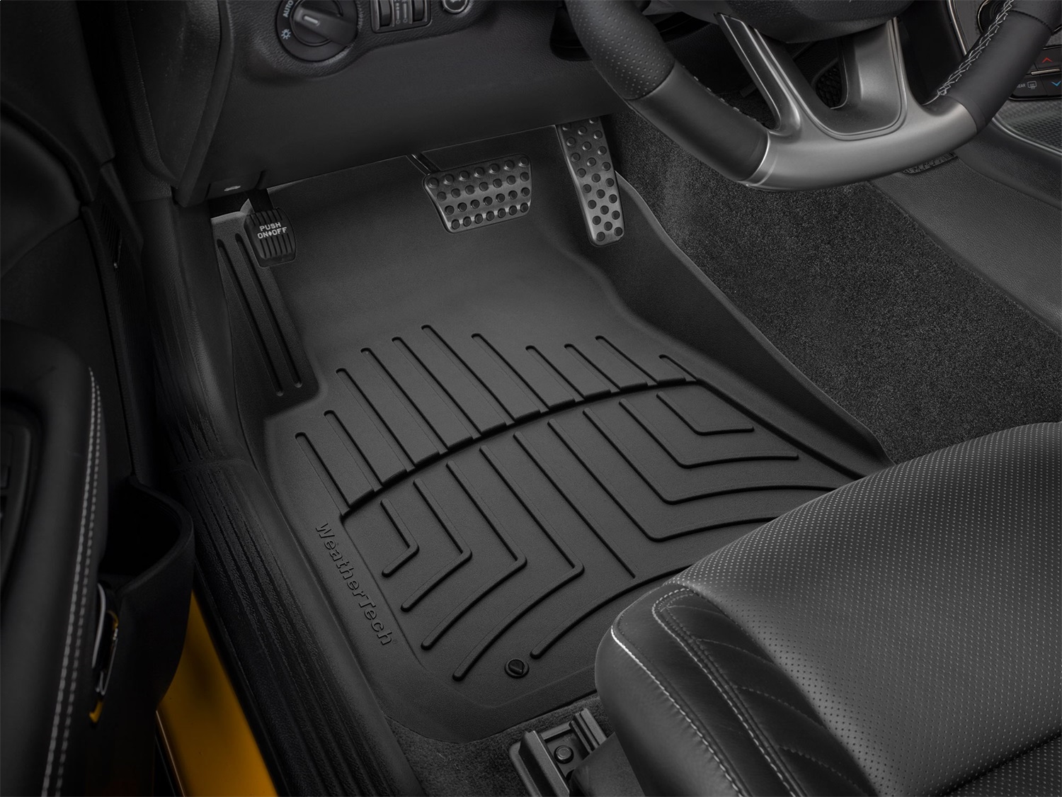WeatherTech FloorLinerTM HP; Black; Front 4410491IM thumbnail 0