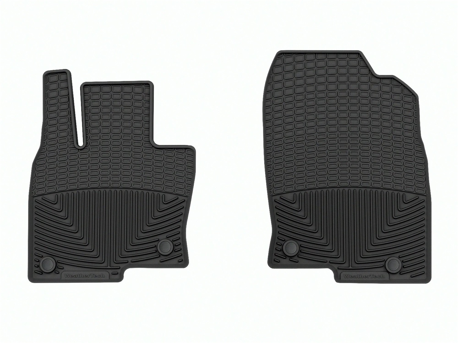 WeatherTech All Weather Floor Mats; Black; Front W343 thumbnail 0
