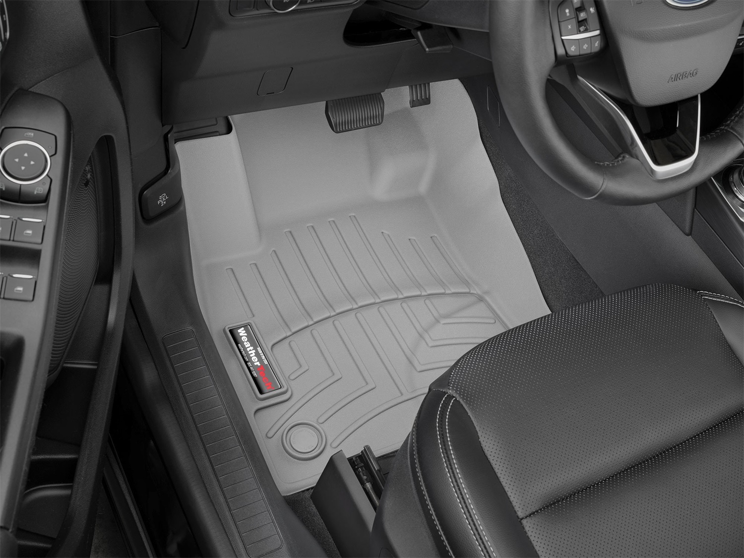 WeatherTech FloorLinerTM DigitalFit; Gray; Front 4615871 thumbnail 0