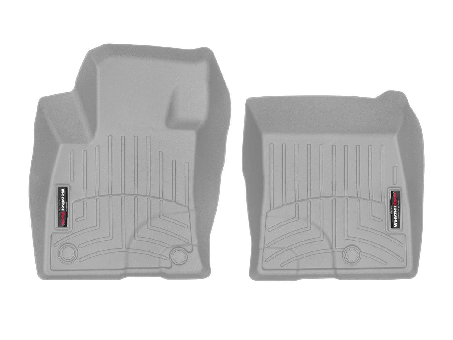 WeatherTech FloorLinerTM DigitalFit; Gray; Front 4615871 thumbnail 1