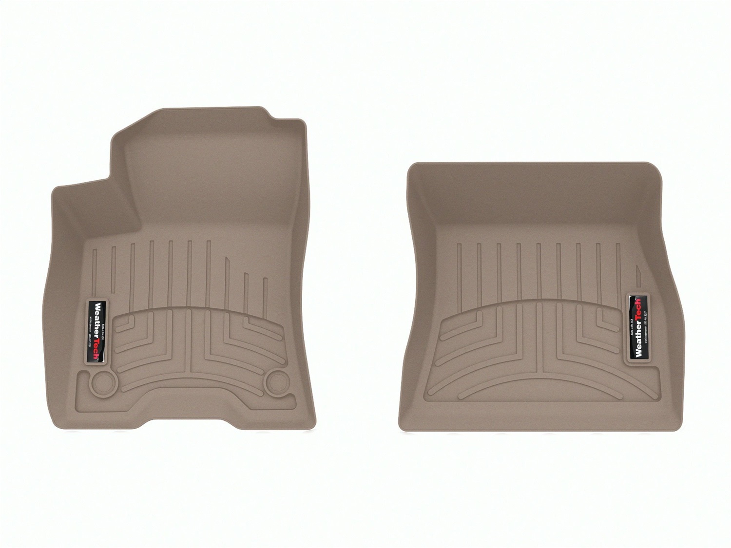 WeatherTech FloorLinerTM DigitalFit; Tan; Front 4517721 thumbnail 0