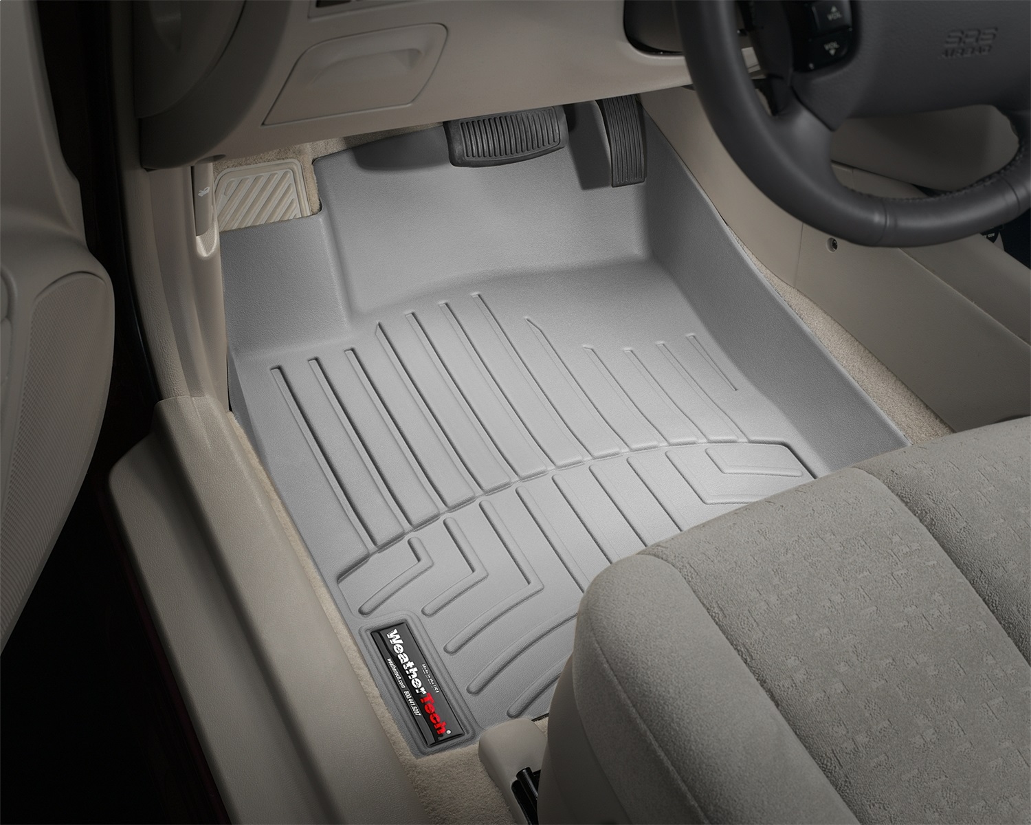 WeatherTech FloorLinerTM DigitalFit; Gray; Front 461601 thumbnail 1