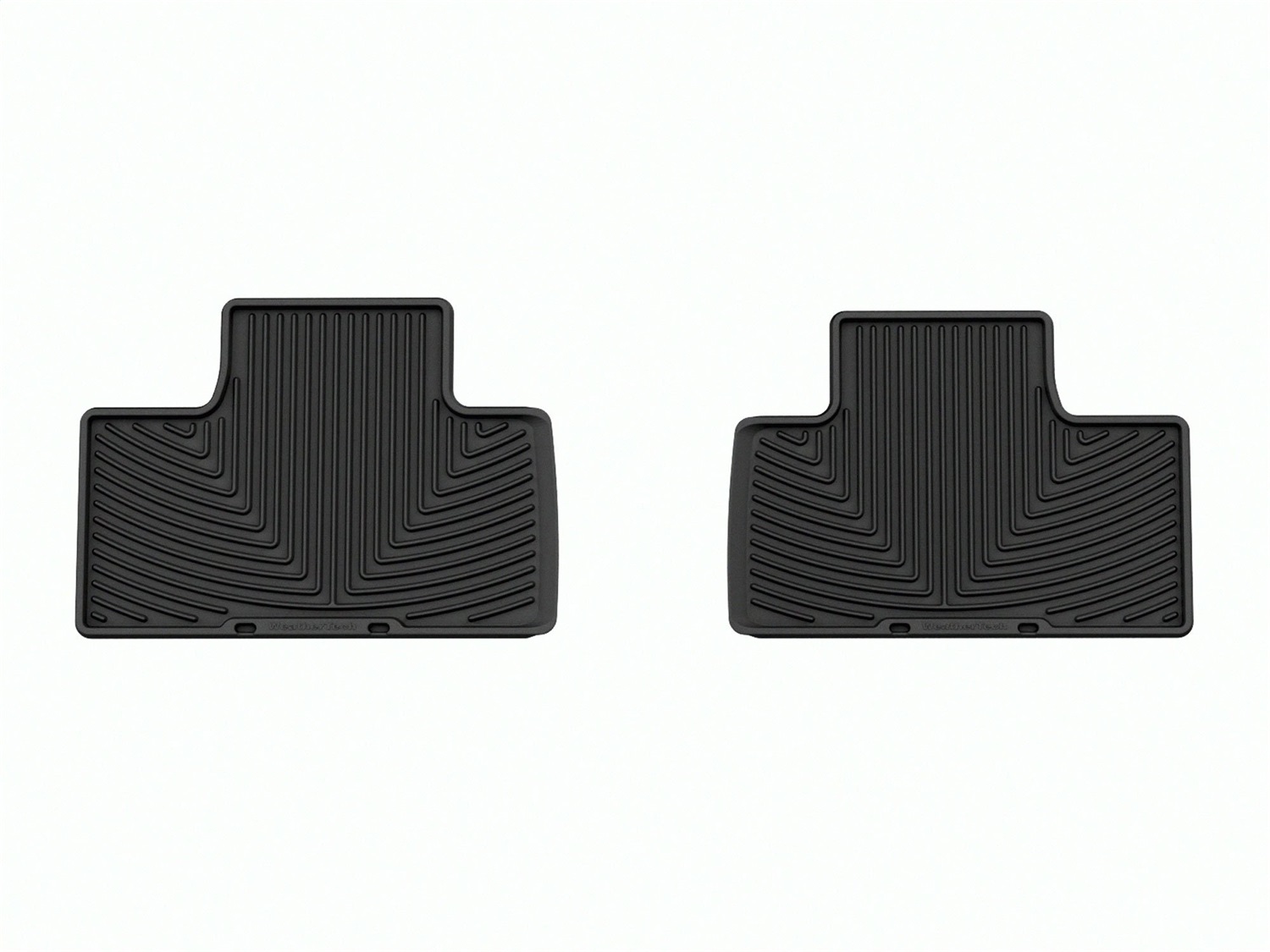 WeatherTech All Weather Floor Mats; Black; Rear W613 thumbnail 0