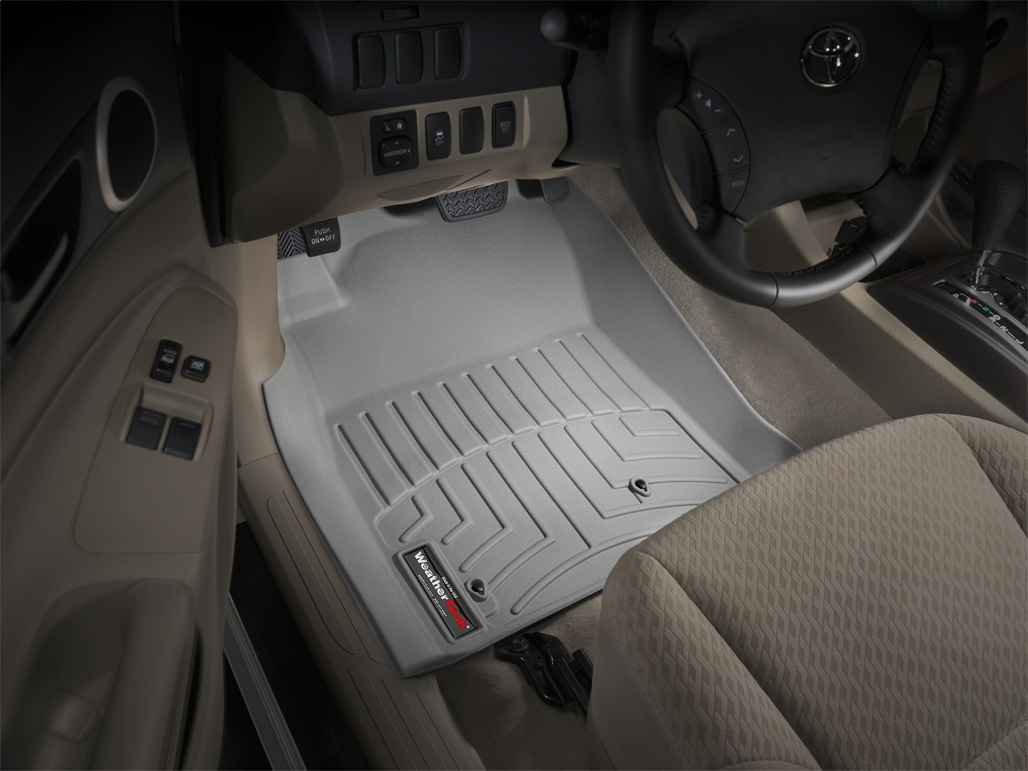 WeatherTech FloorLinerTM DigitalFit; Gray; Front 461781 thumbnail 0