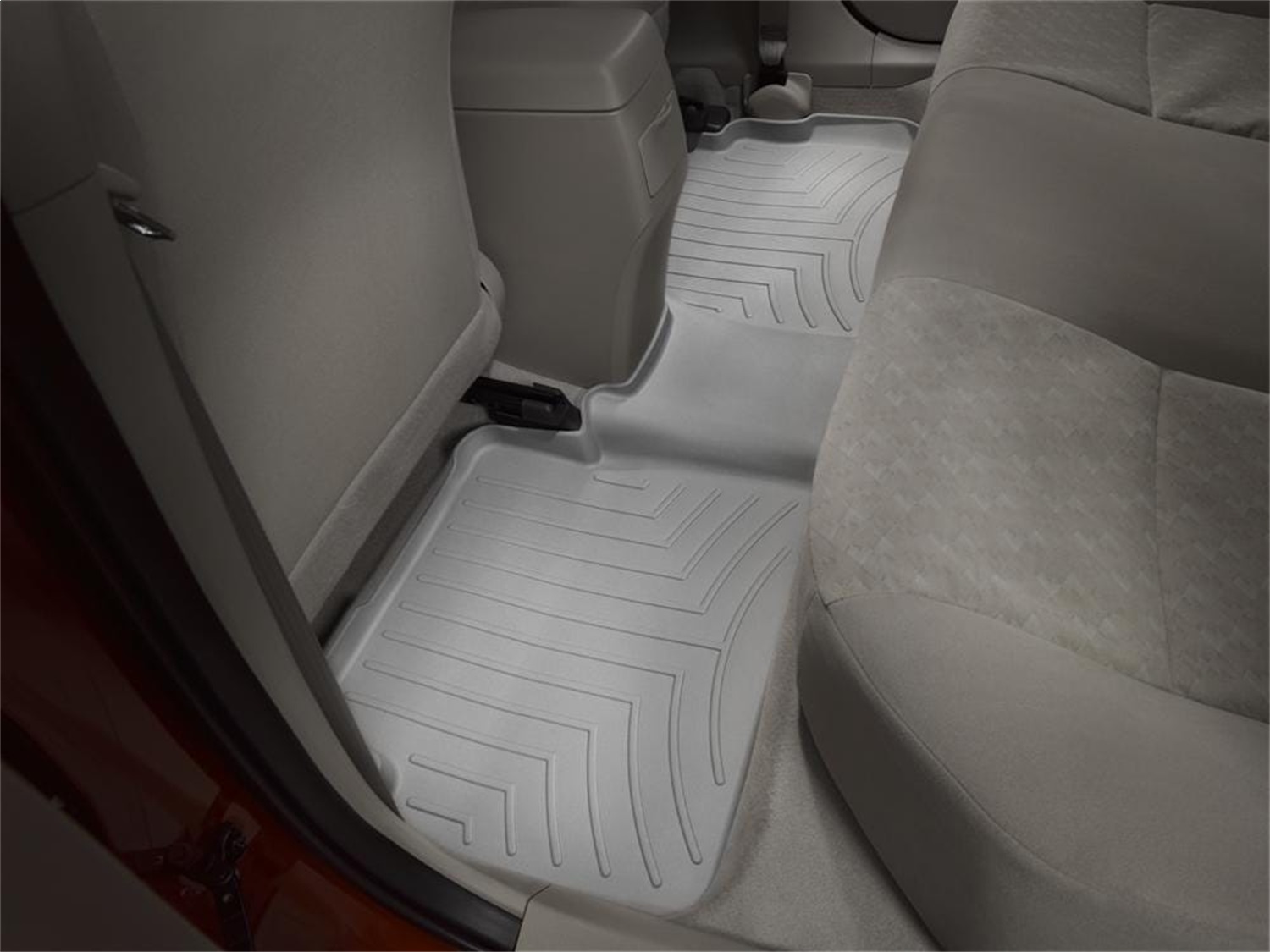WeatherTech FloorLinerTM DigitalFit; Gray; Rear 461862 thumbnail 0