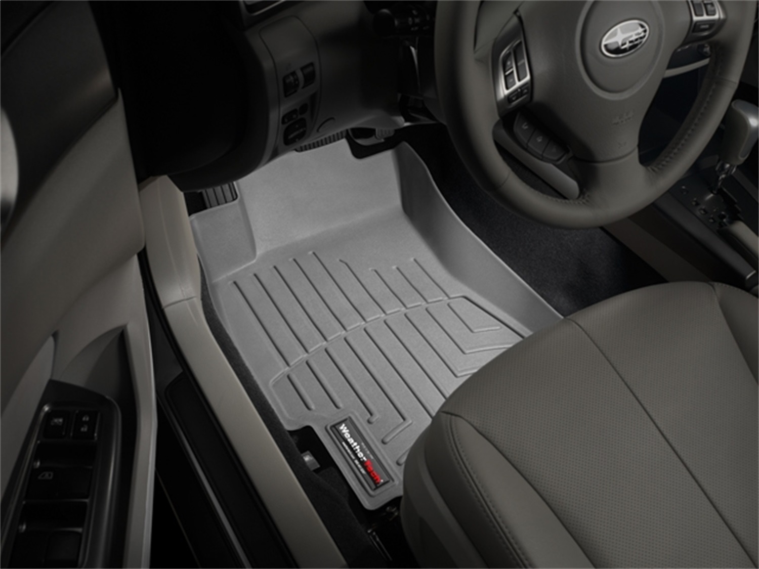 WeatherTech FloorLinerTM DigitalFit; Gray; Front 461881 thumbnail 0