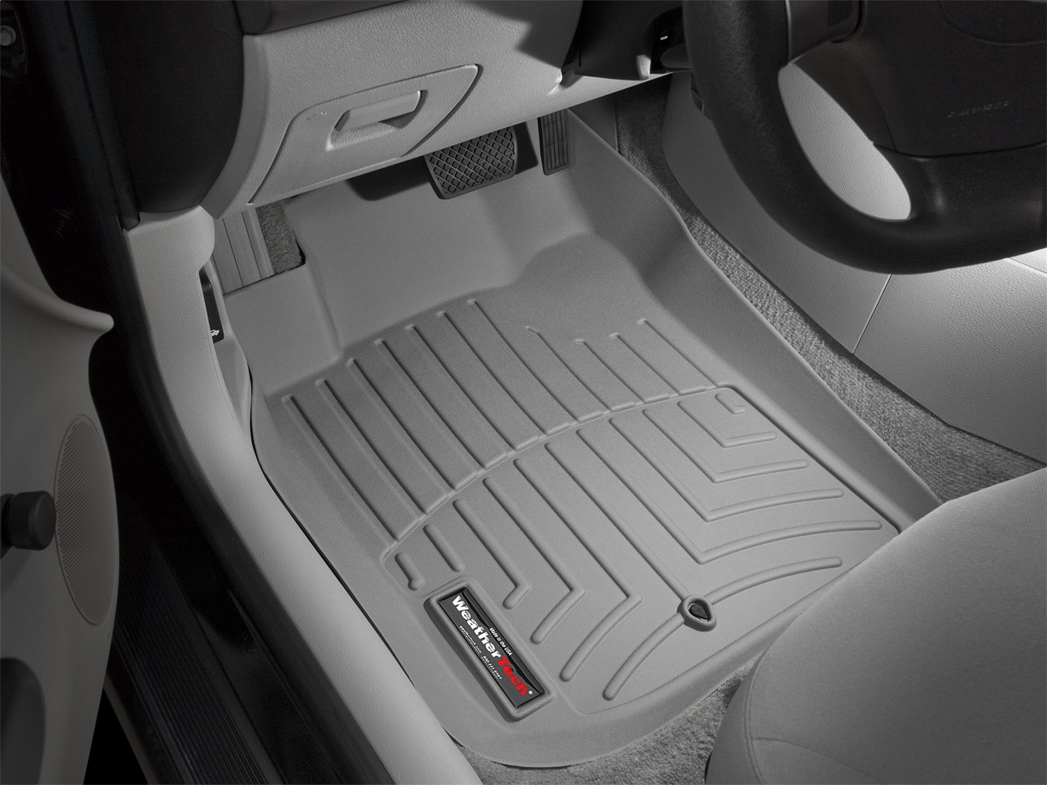 WeatherTech FloorLinerTM DigitalFit; Gray; Front 461981 thumbnail 0