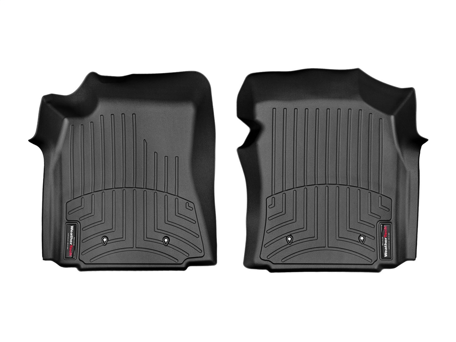 WeatherTech FloorLinerTM DigitalFit; Black; Front 440011 thumbnail 0