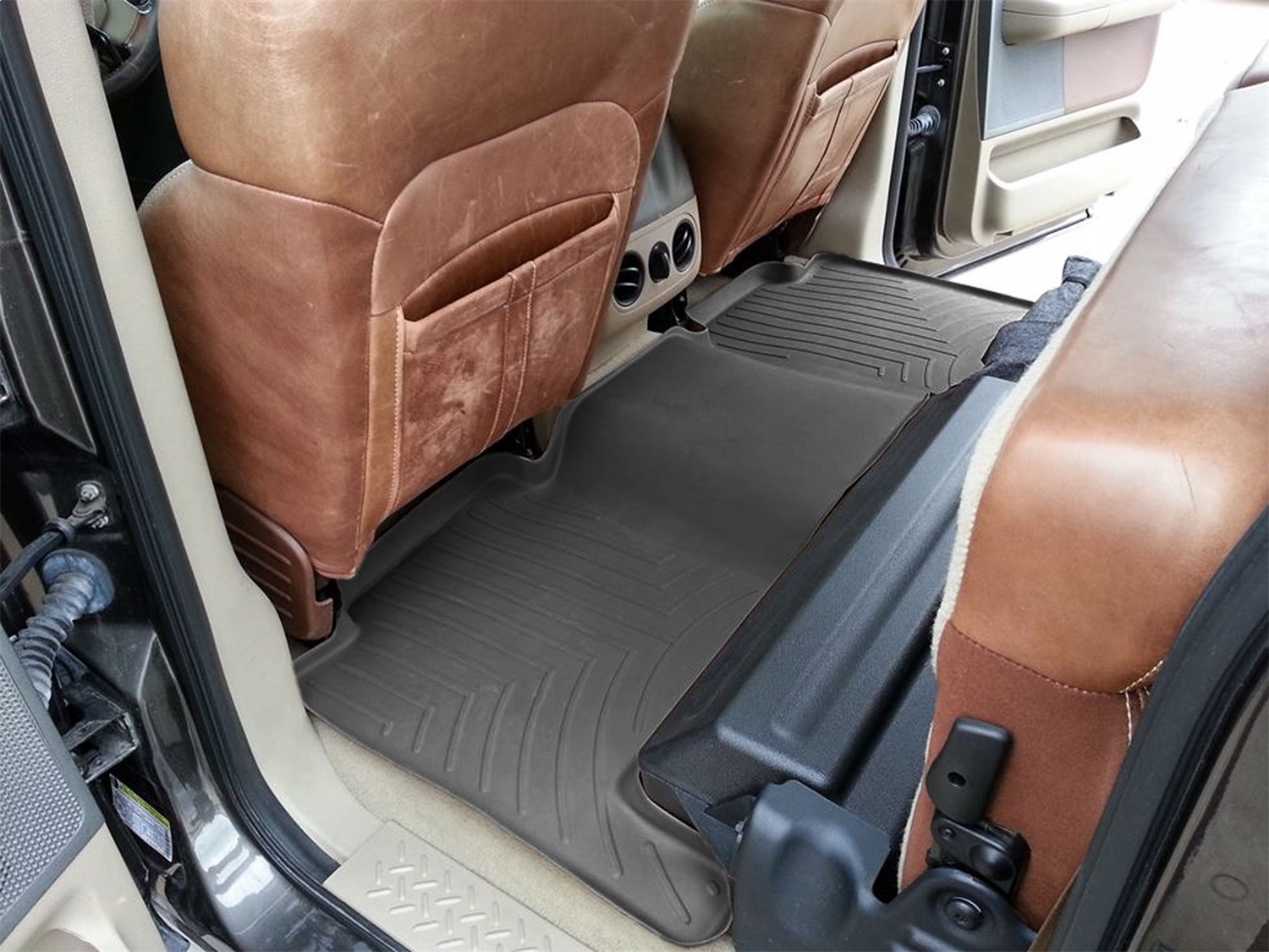 WeatherTech FloorLinerTM DigitalFit; Black; Rear 440052 thumbnail 1