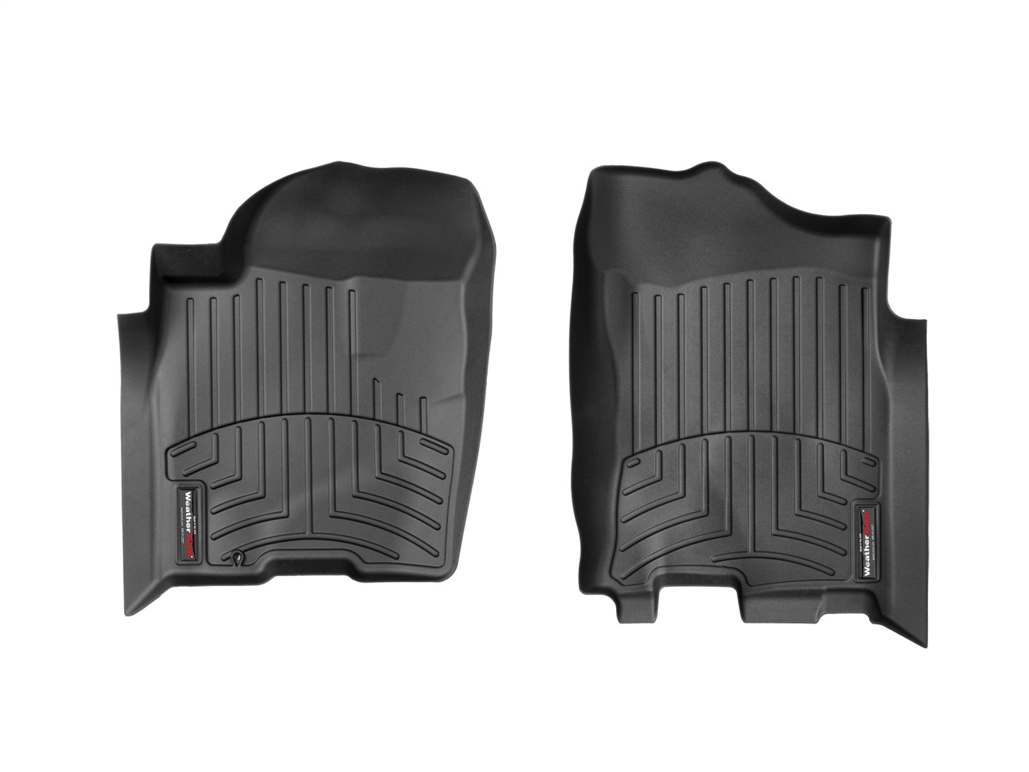WeatherTech FloorLinerTM DigitalFit; Black; Front 440191 thumbnail 1