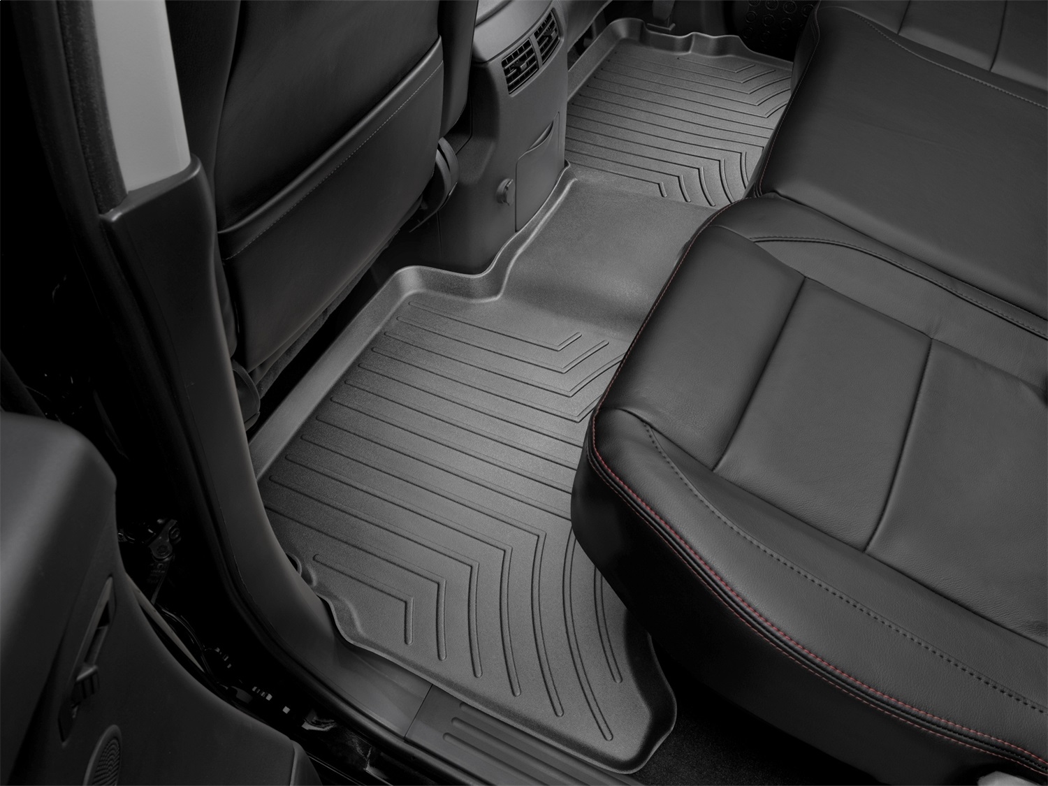 WeatherTech FloorLinerTM DigitalFit; Black; Rear 440192 thumbnail 1