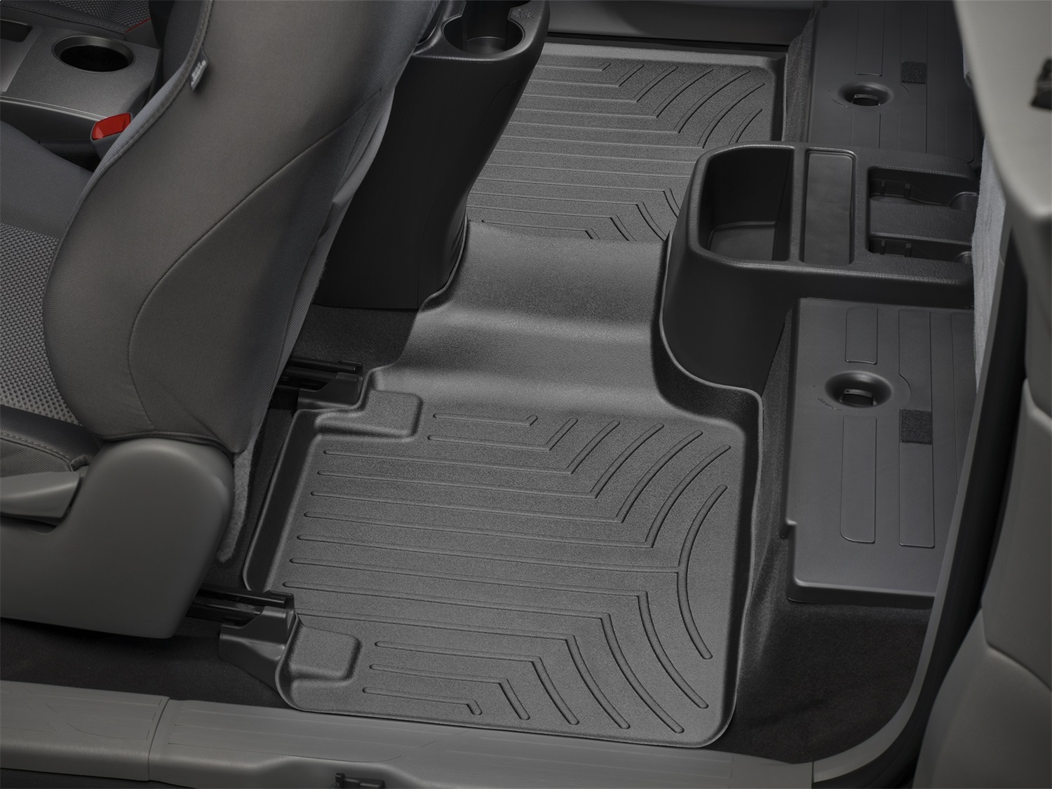 WeatherTech FloorLinerTM DigitalFit; Black; Rear 440215 thumbnail 1
