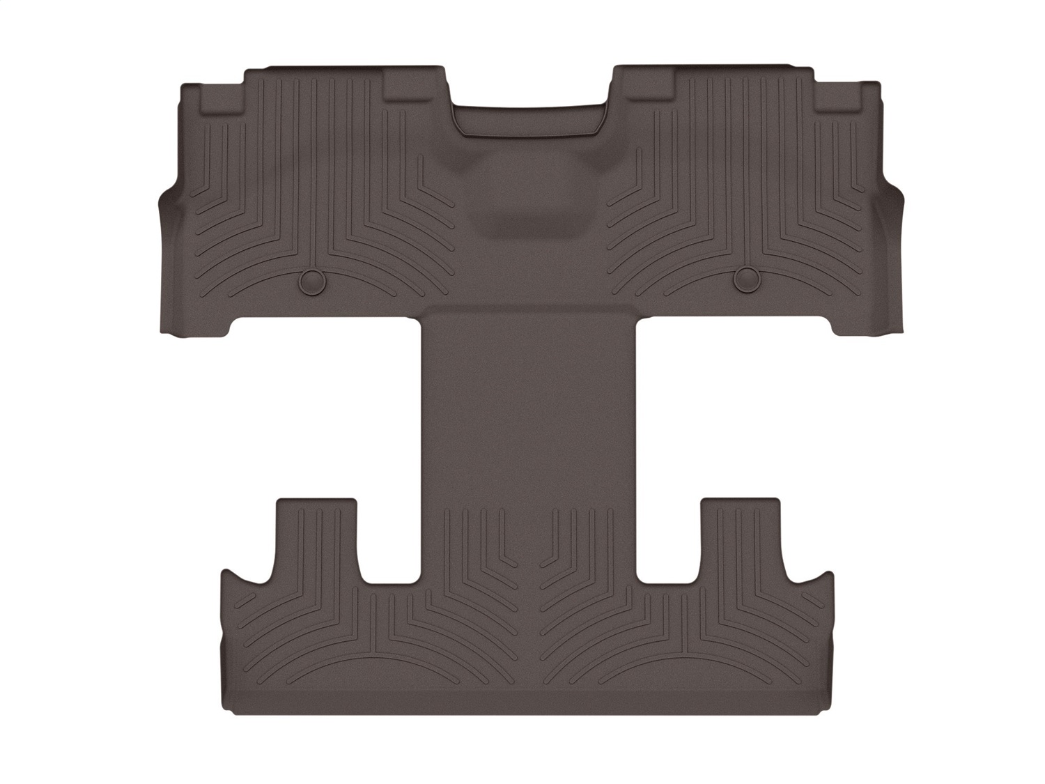 WeatherTech FloorLinerTM DigitalFit; Cocoa; Rear and Third Row 4712955 thumbnail 0