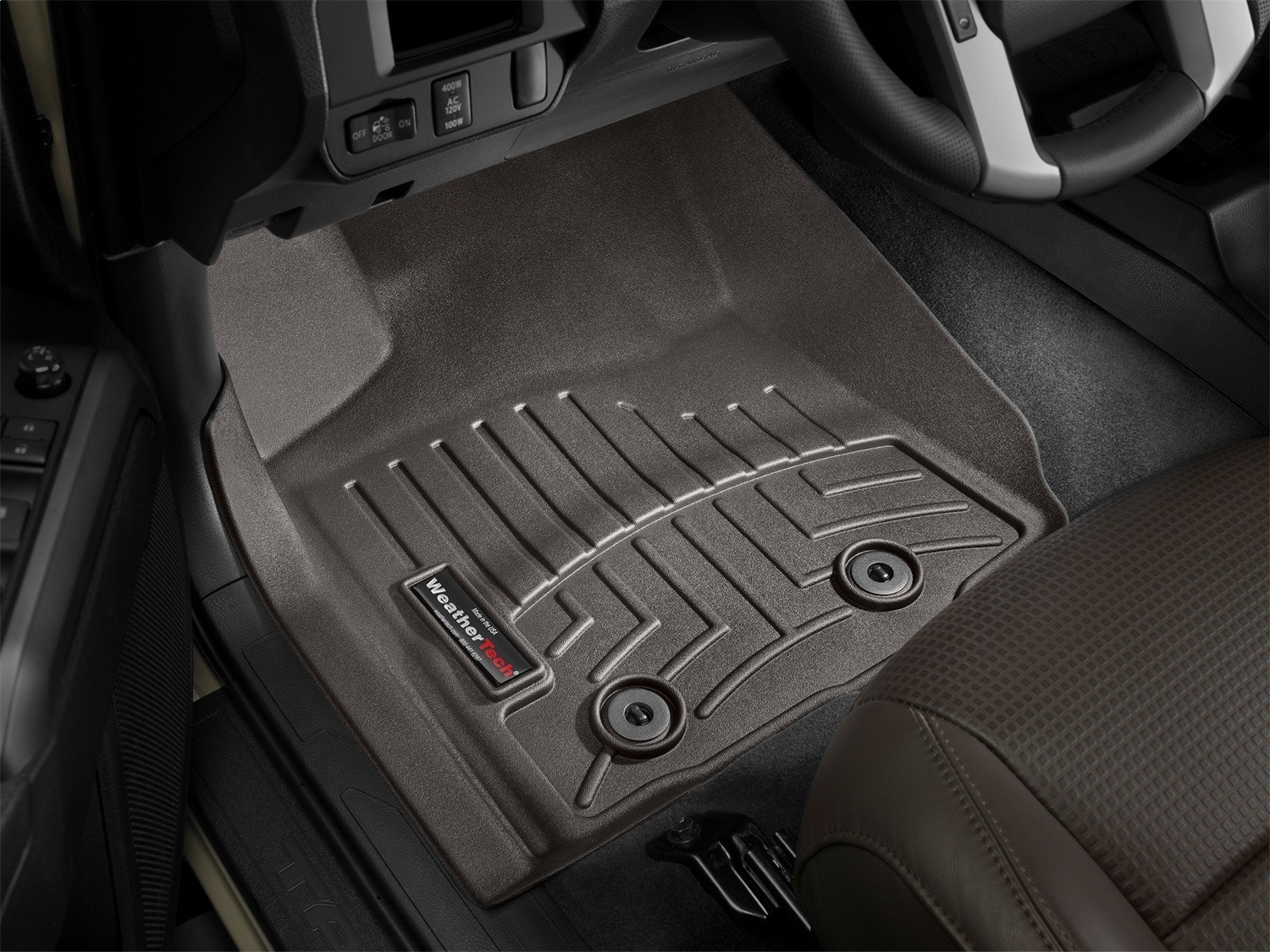 WeatherTech FloorLinerTM DigitalFit; Cocoa; Front 4712991 thumbnail 0