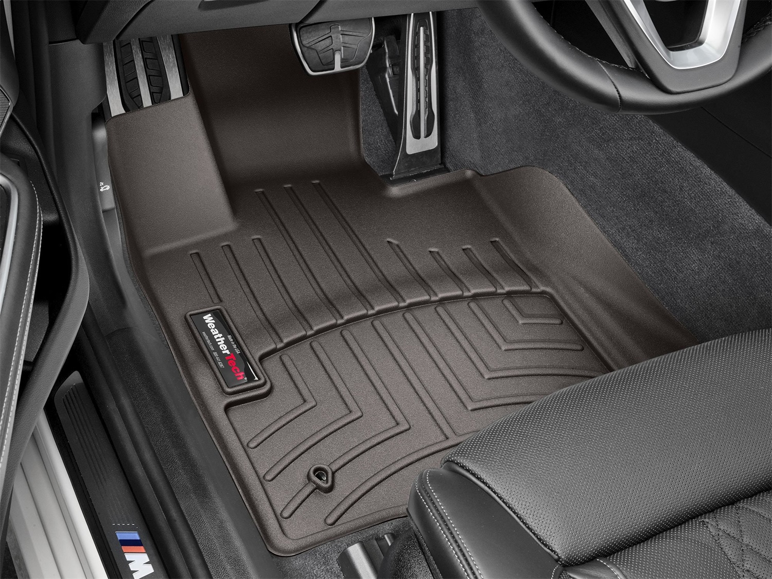 WeatherTech FloorLinerTM DigitalFit; Cocoa; Front 4713031 thumbnail 1