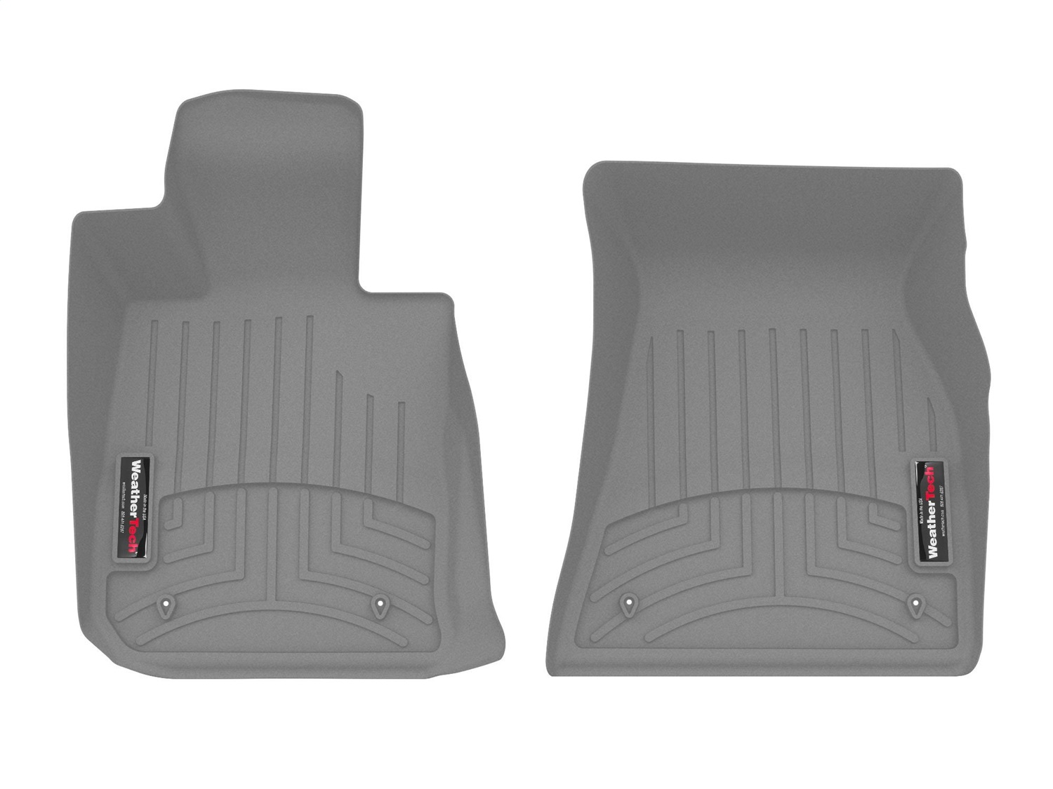 WeatherTech FloorLinerTM DigitalFit; Gray; Front 4616731 thumbnail 0