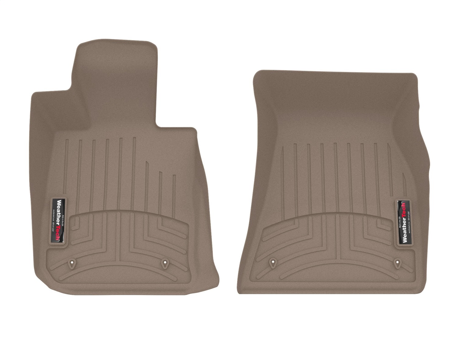 WeatherTech FloorLinerTM DigitalFit; Tan; Front 4516731 thumbnail 0