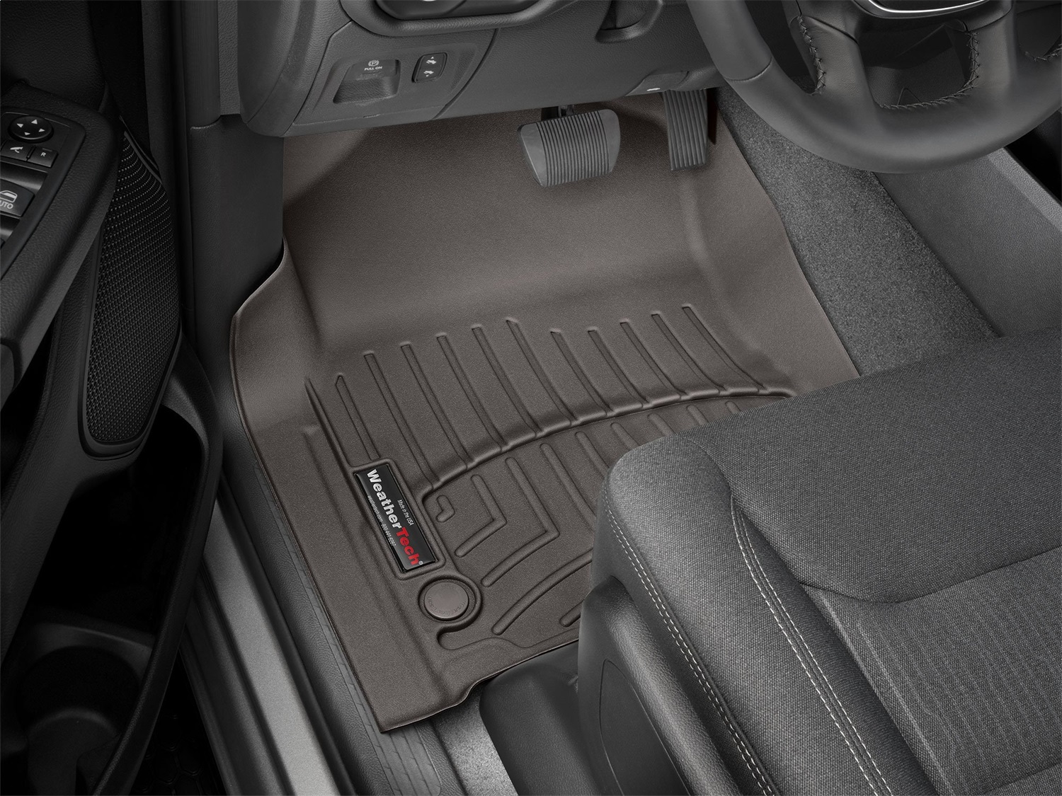 WeatherTech FloorLinerTM DigitalFit; Cocoa; Front 4714281 thumbnail 1