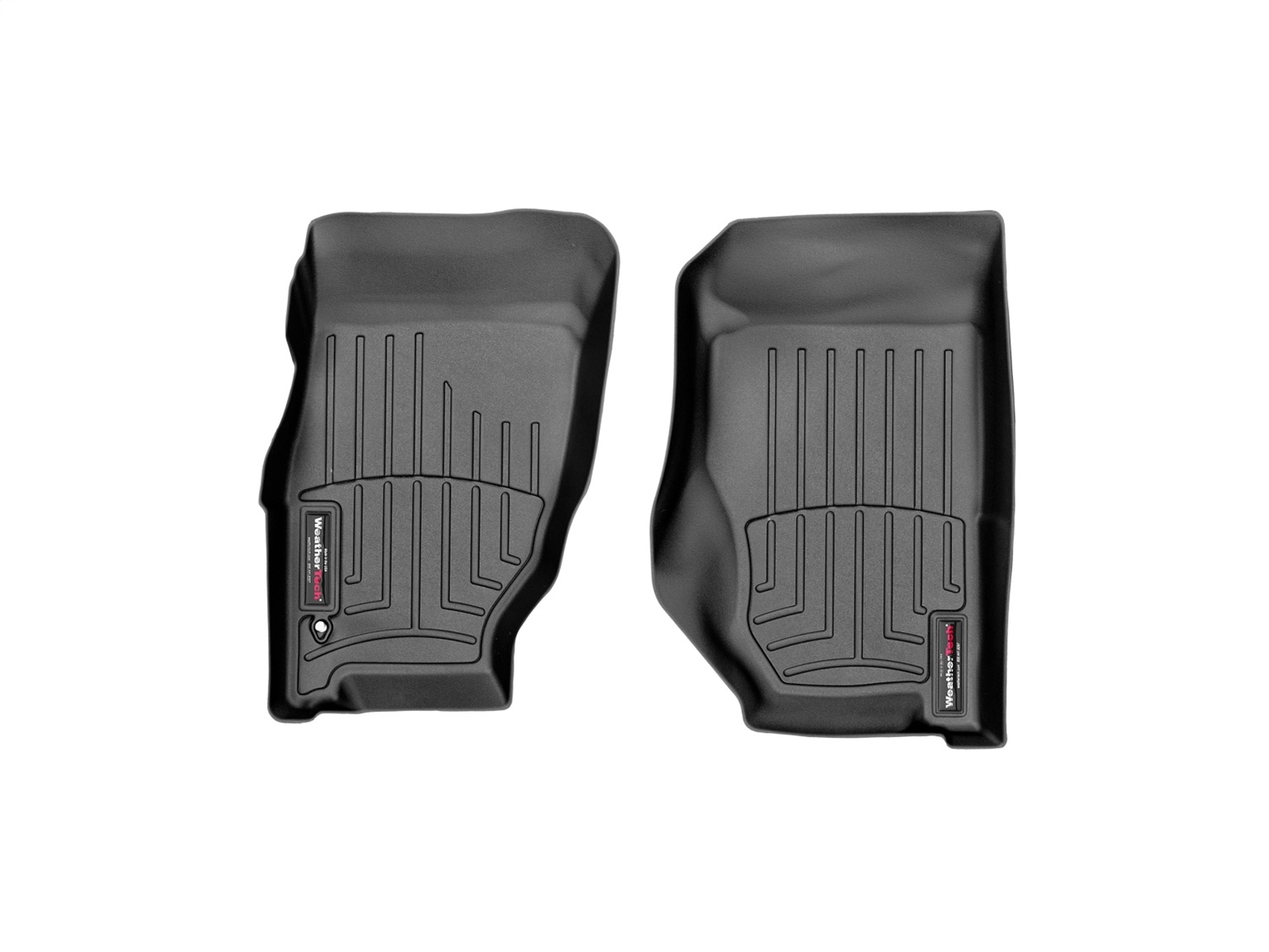 WeatherTech FloorLinerTM DigitalFit; Black; Front 440321 thumbnail 0