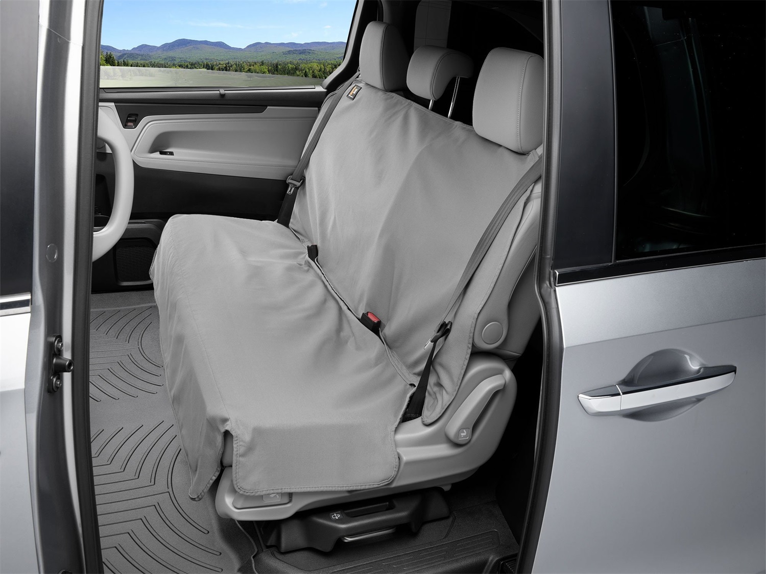 WeatherTech Seat Protector; Gray DE2221GY thumbnail 0