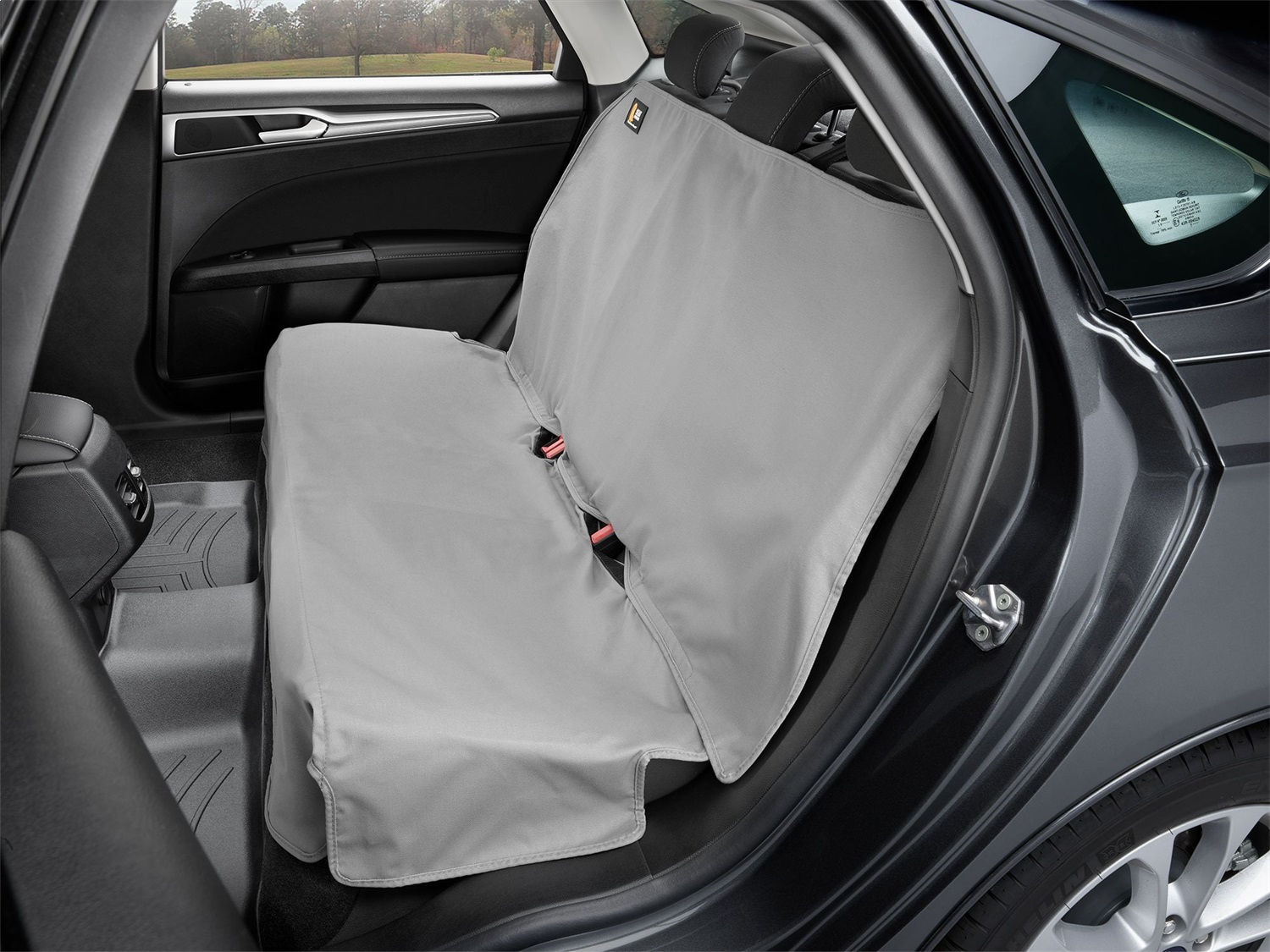 WeatherTech Seat Protector; Gray DE2221GY thumbnail 2