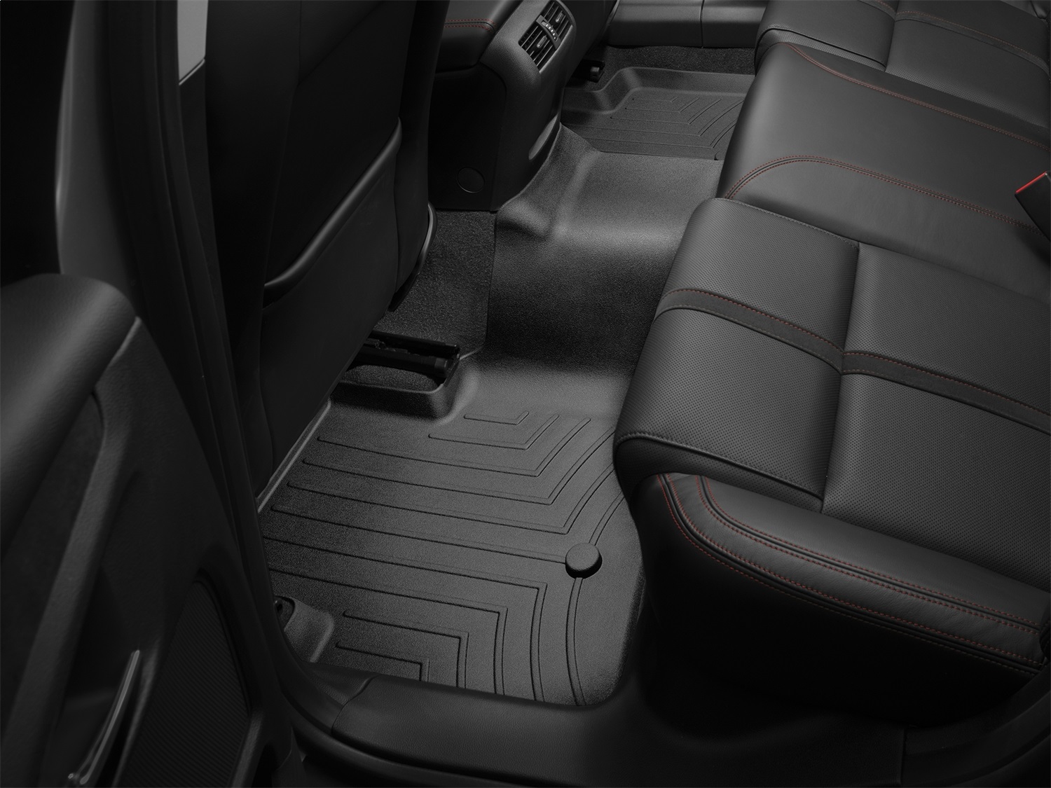 WeatherTech FloorLinerTM DigitalFit; Black; Rear 446122 thumbnail 0