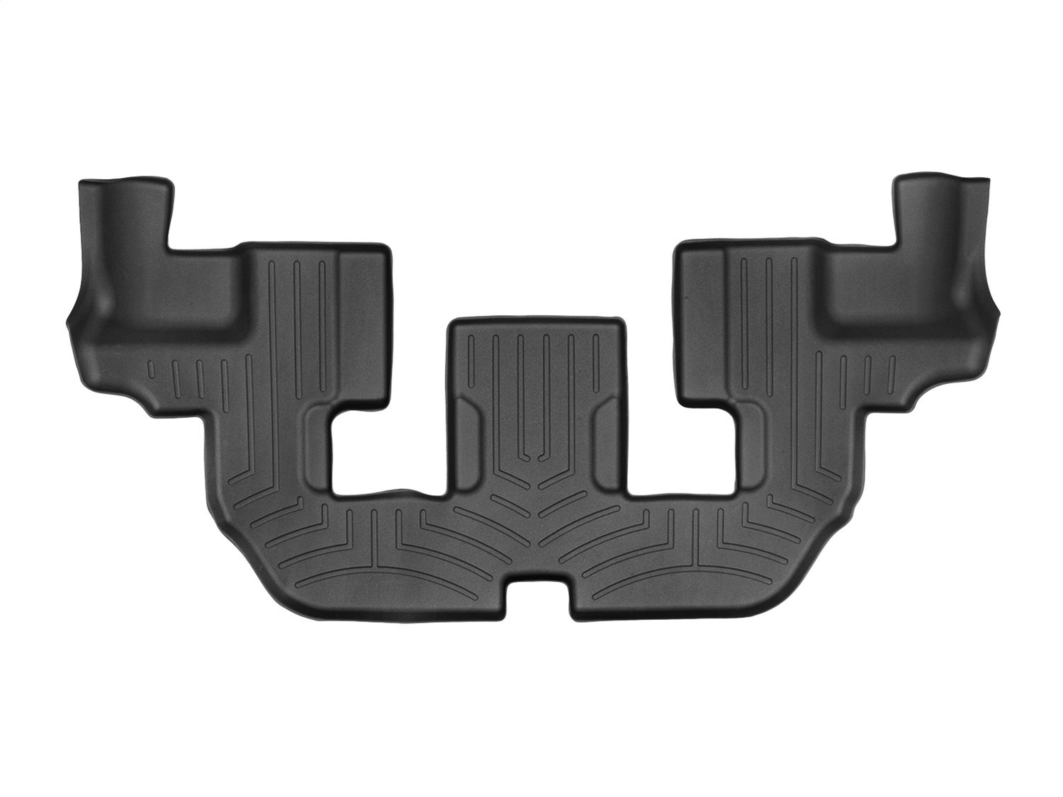 WeatherTech FloorLinerTM DigitalFit; Black; Third Row 443624 thumbnail 0