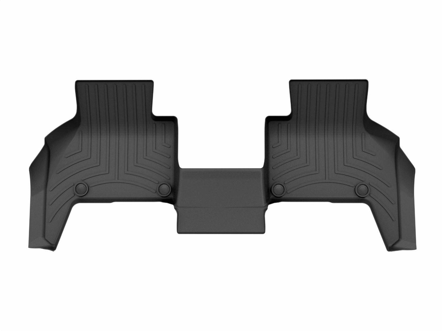 WeatherTech FloorLinerTM DigitalFit; Black; Rear 4416297 thumbnail 0