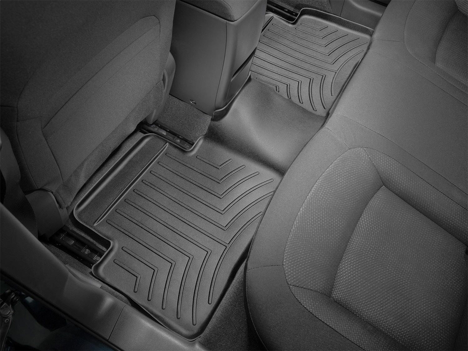 WeatherTech FloorLinerTM DigitalFit; Black; Rear 446302 thumbnail 0