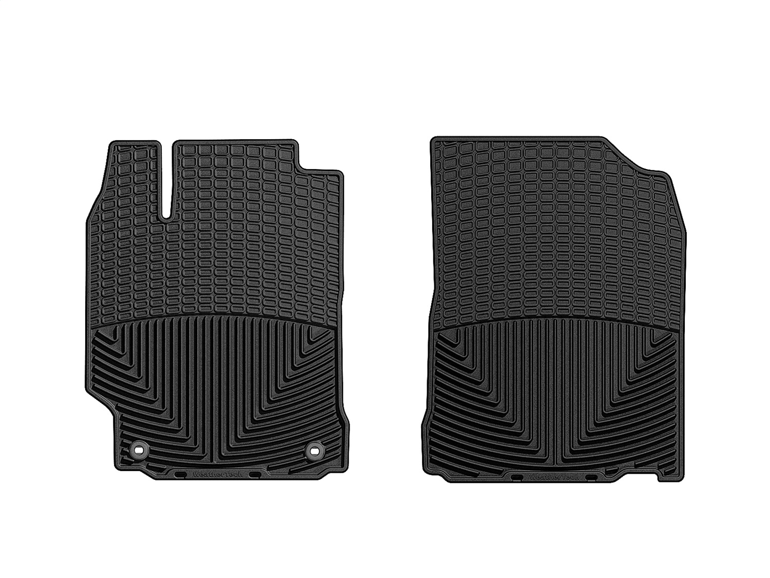 WeatherTech All Weather Floor Mats; Black; Front W255 thumbnail 1