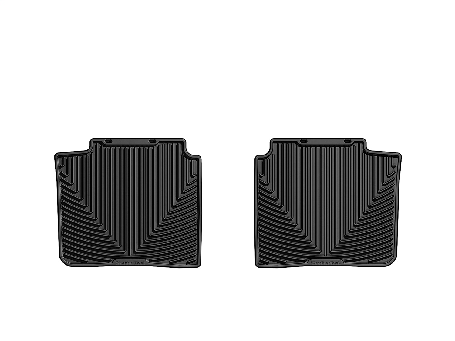 WeatherTech All Weather Floor Mats; Black; Rear W256 thumbnail 1