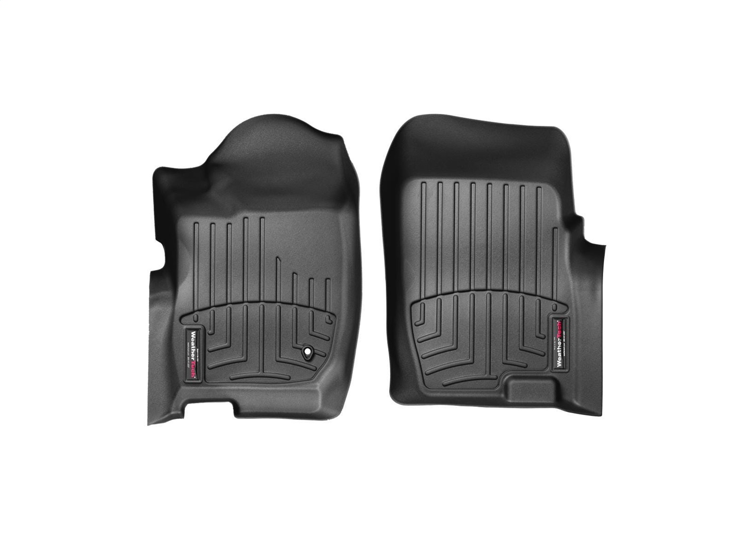 WeatherTech FloorLinerTM DigitalFit; Black; Front 440431 thumbnail 1